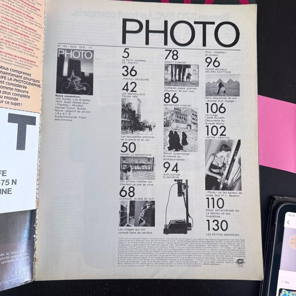 PHOTO 134 Newton Michals Gysembergh Erwitt Clergue Maisel - Picture 2 of 2